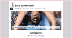 Desktop Screenshot of lucidbodylondon.com