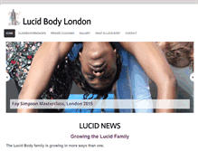 Tablet Screenshot of lucidbodylondon.com
